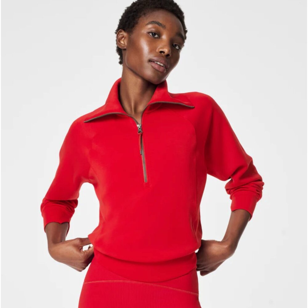 AirEssentials Half Zip & SPANXshape™ Booty Boost® 7/8 Leggings | SPANX